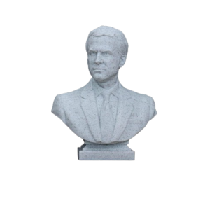 Busto de Emanuel Macron presidente de Francia escultura 3D
