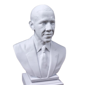 Busto de Barack Obama, escultura del 44.º presidente estadounidense